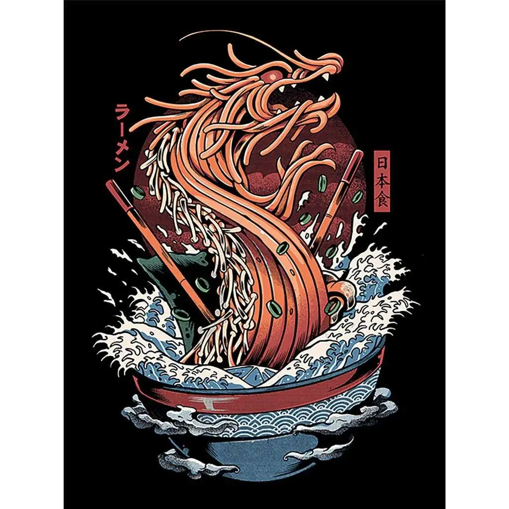 Ilustrata Dragon Ramen Deep Canvas - Figurine